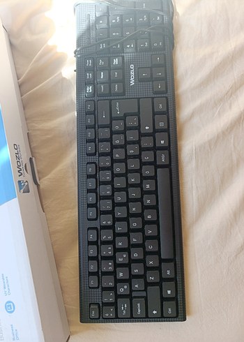 Wozlo Excellence WZ-801 Kablolu Mavi Klavye - Görsel 2