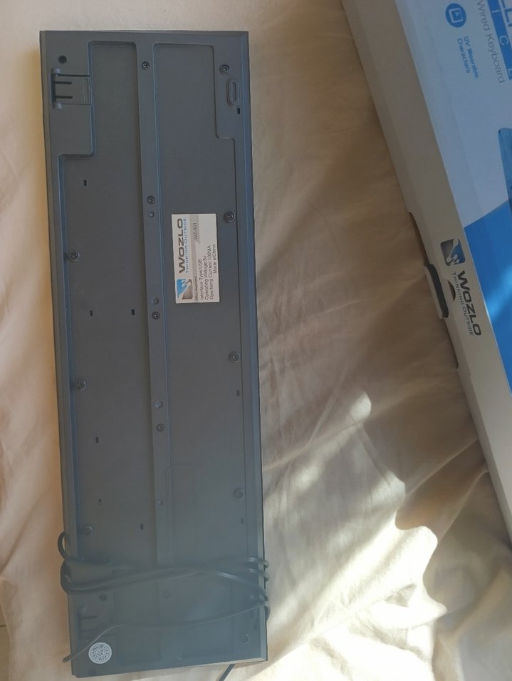 Wozlo Excellence WZ-801 Kablolu Mavi Klavye - Görsel 3