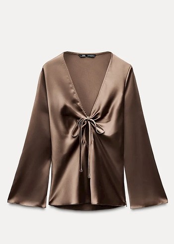 Zara Saten Bluz