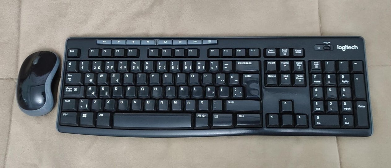 Logitech Kablosuz Klavye Ve Mouse Seti - Görsel 2