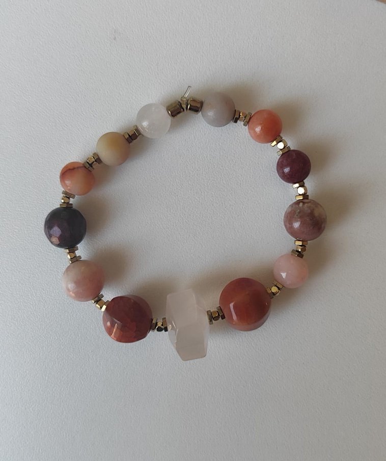 Gerçek doğal taş bileklik - Görsel 2