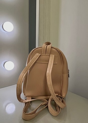 Pembe Deri çocuk Sırt Çantası - Görsel 2