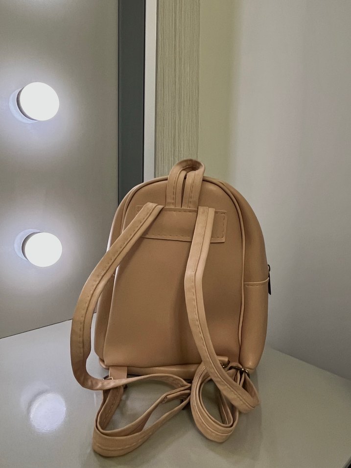 Pembe Deri çocuk  Sırt Çantası - Görsel 2