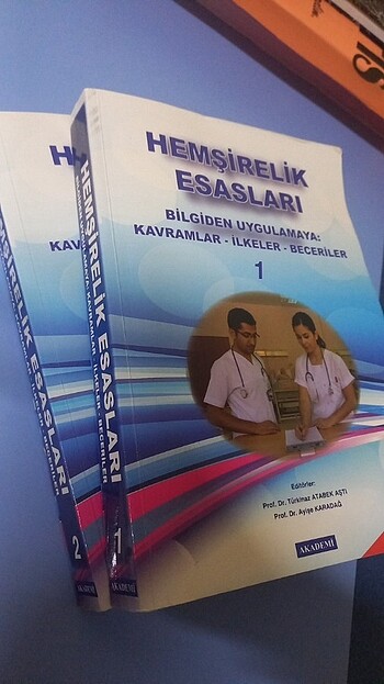 hemsirelik esaslari 1 ve 2 kitabi