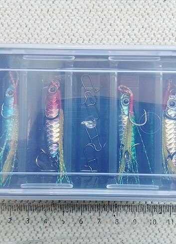 rapala seti 4 adet kutusuyla jig olta balık avı için