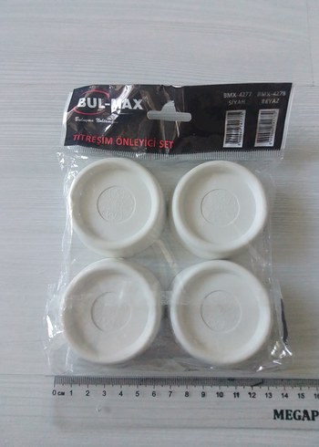 Beyaz Titreşim Önleyici Set - Görsel 3