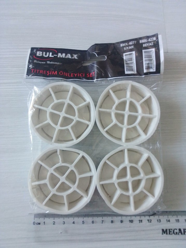 Beyaz Titreşim Önleyici Set - Görsel 5