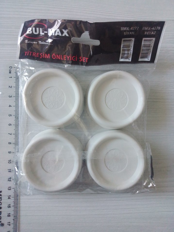 Beyaz Titreşim Önleyici Set - Görsel 4