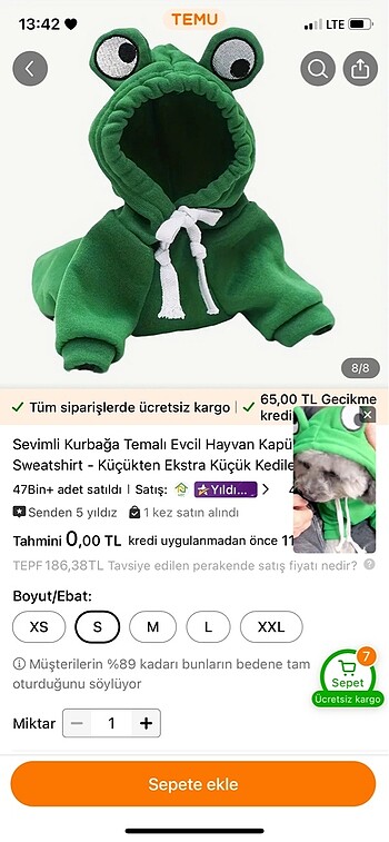 kedi köpek kıyafeti