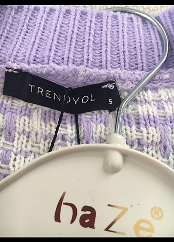 s Beden Trendyol Lila hirka