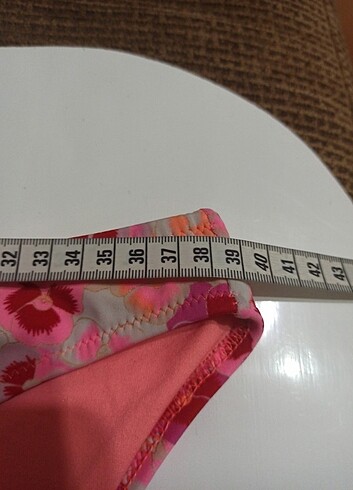 40 Beden çeşitli Renk Pembe çiçekli bikini altı 40 beden