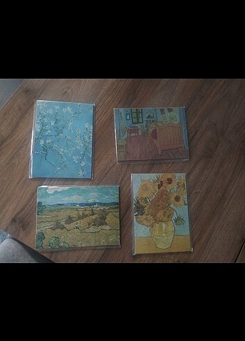 Ahşap Van Gogh tabloları 