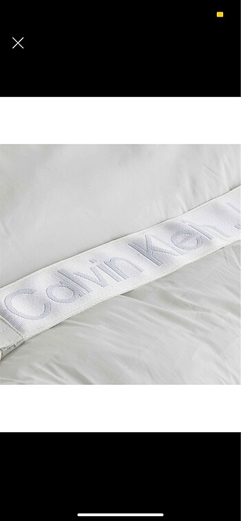 m Beden Calvin Klein beyaz şişme mont