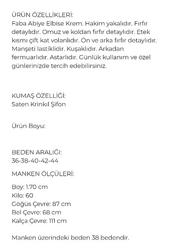 xxl Beden ten rengi Renk Faba abiye elbise 