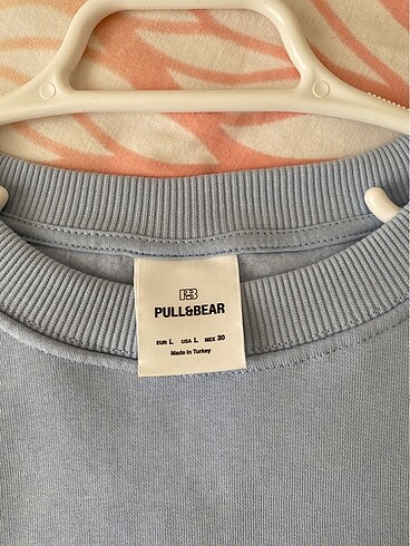 l Beden mavi Renk Pull&bear bebek mavisi sweat