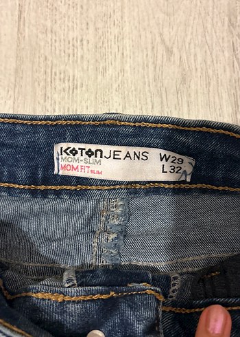 Koton Lacivert Kot Pantolon Koton