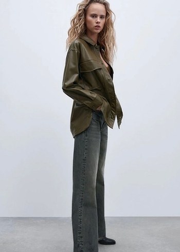 Zara Deri Kadın Ceket - Görsel 6