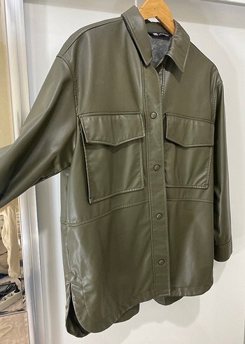 Zara Deri Kadın Ceket - Görsel 5