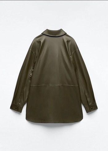 Zara Deri Kadın Ceket - Görsel 3