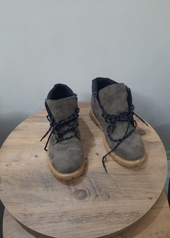 Kemer Detaylı Gri Erkek Bot - Görsel 2