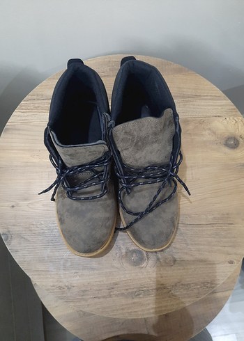 Kemer Detaylı Gri Erkek Bot - Görsel 4