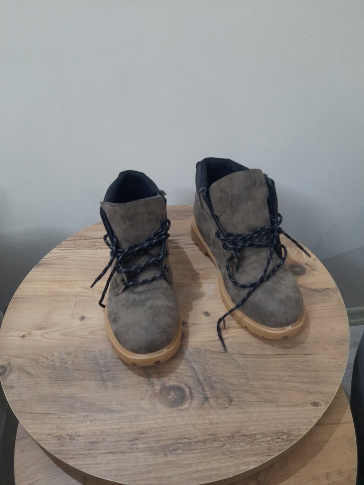 Kemer Detaylı Gri Erkek Bot - Görsel 2