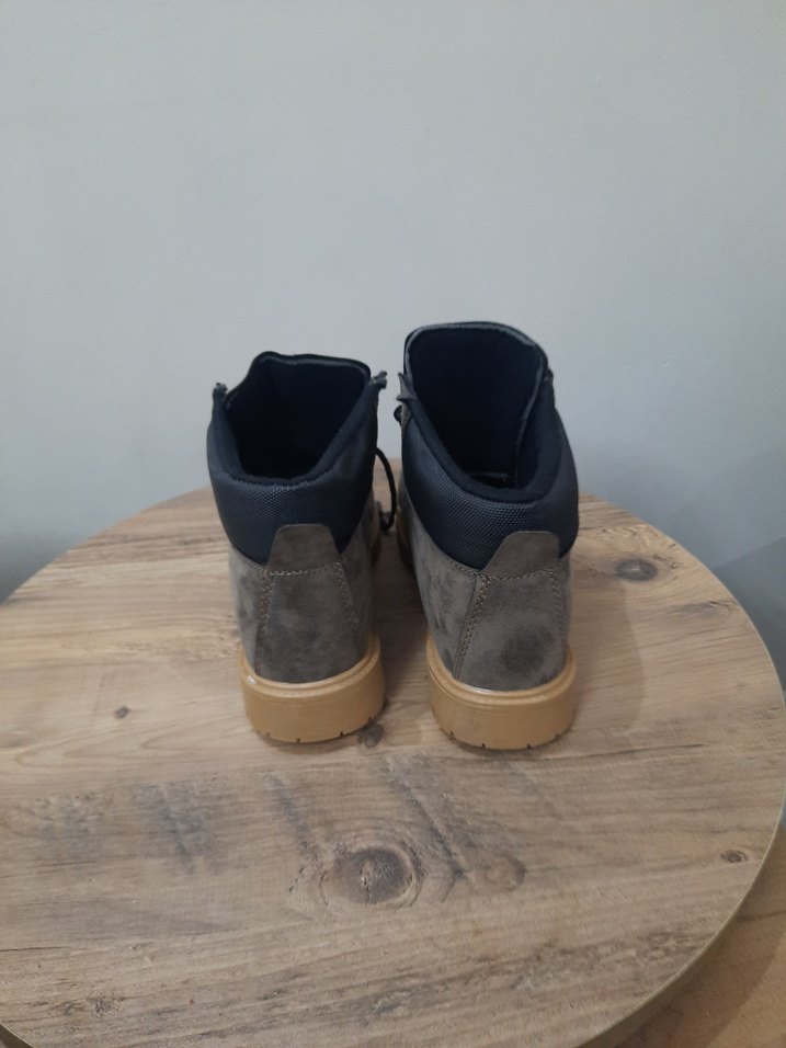 Kemer Detaylı Gri Erkek Bot - Görsel 3