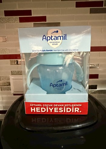 Aptamil Bebek Bardağı Mavi 240 ml - Görsel 3