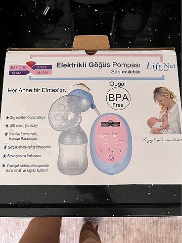 Elektrikli göğüs pompası