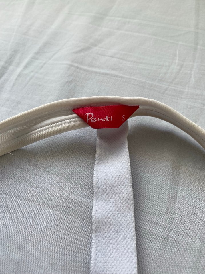 Önden Fermuarlı Beyaz Spor Sütyeni - Görsel 2