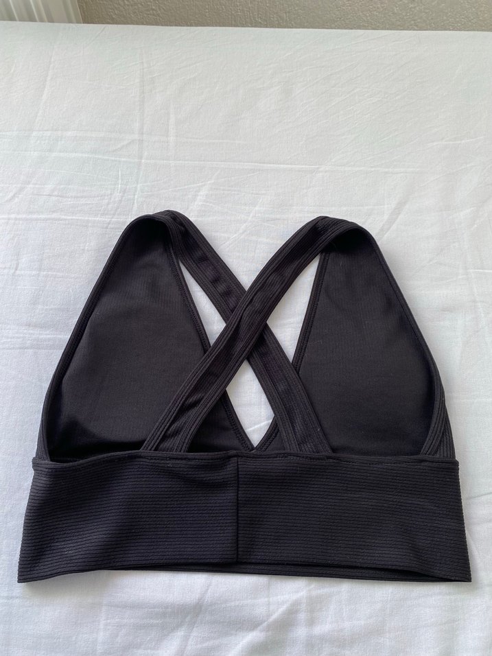 Siyah Spor Sütyen Street Wear - Görsel 2