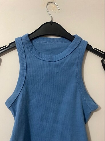 Trendyol & Milla Addax Mavi askılı crop