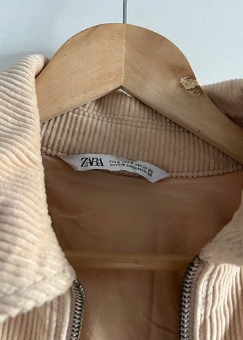 ZARA Bej Erkek Kalın Ceket - Görsel 2