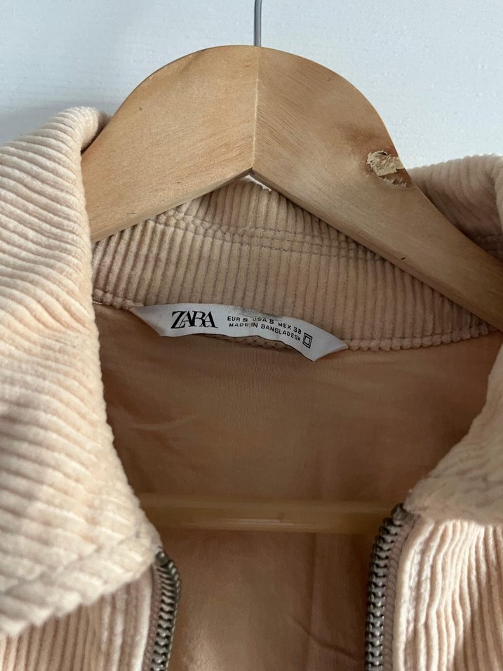 ZARA Bej Erkek Kalın Ceket - Görsel 2