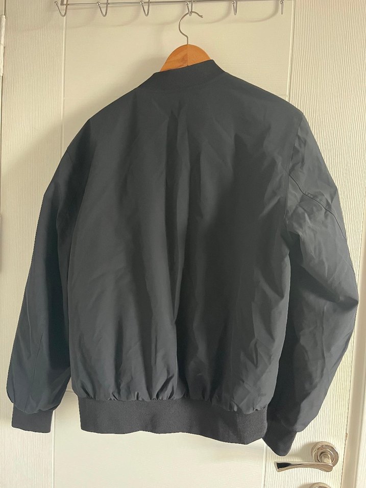 Champion Siyah Erkek  Bomber Ceket Rahat Kesim - Görsel 3