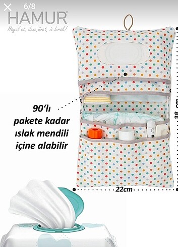 Beden beyaz Renk Bebek bakım çantası