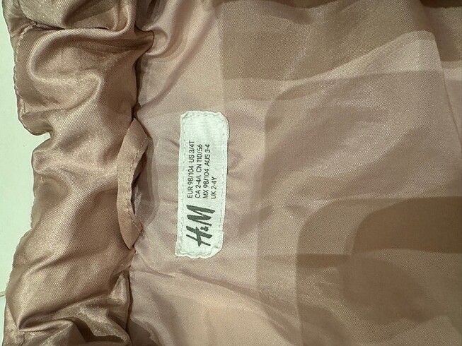 24-36 Ay Beden ten rengi Renk H&M yelek