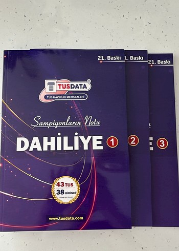 TUSDATA Dahiliye Sınav Hazırlık Kitapları Seti