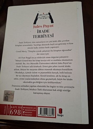 İrade Terbiyesi Jules Payot