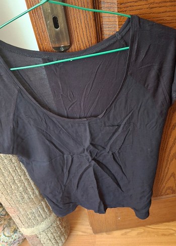 Siyah Kısa Kollu  Tişört - Görsel 2