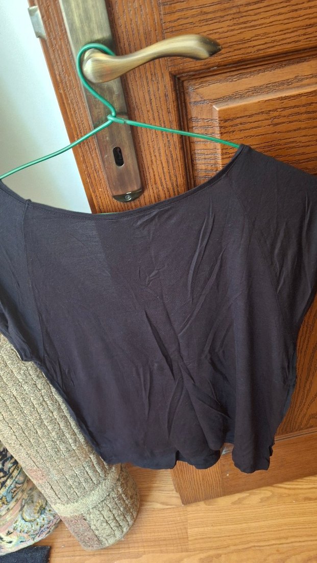 Siyah Kısa Kollu  Tişört - Görsel 3