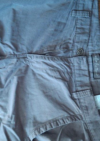 Bej  Midi Denim Şort - Görsel 2