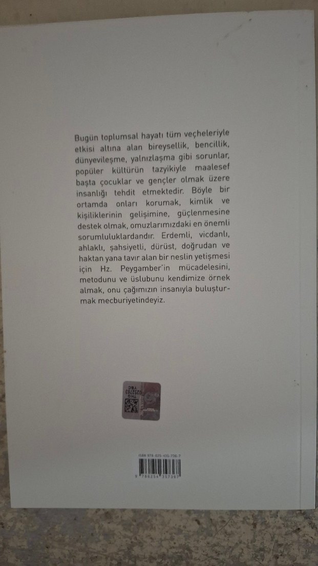 Hz. Peygamber ve Şahsiyet İnşası Kitabı - Görsel 2