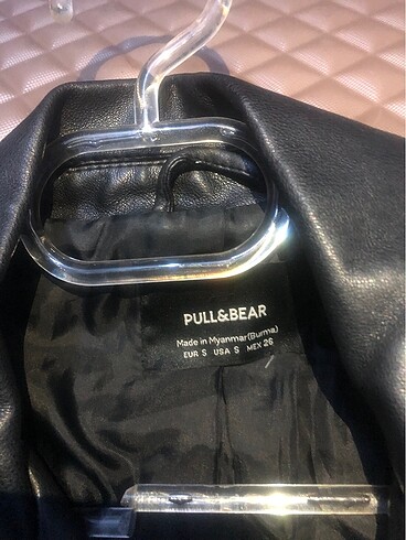 s Beden PULL&BEAR DERİ CEKET