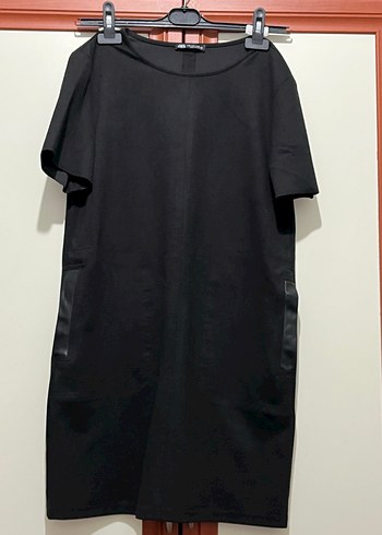 Siyah Midi Basic Kadın Elbise