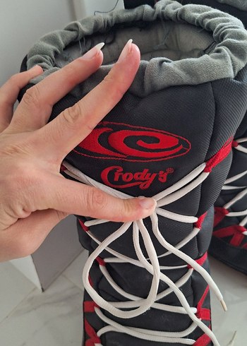 Gri Erkek Kayak Botları Velcro Bağcıklı moon bot - Görsel 3