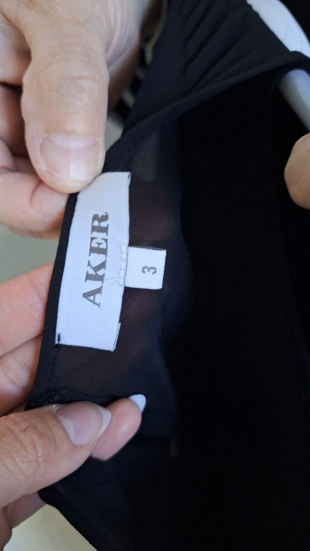 Uzun Lacivert siyah abiye elbise - Görsel 4