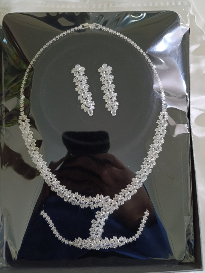 Sıra Taşlı Kadın Takı Seti - Düğün İçin - Görsel 2