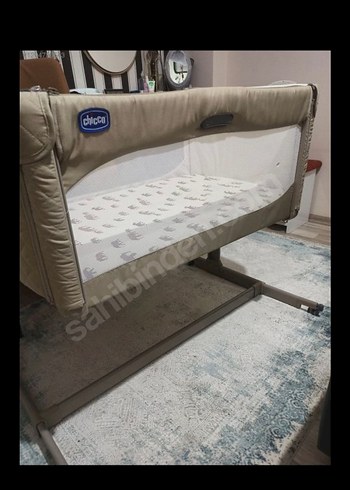 Bej Chicco Bebek Beşiği Gri Taban