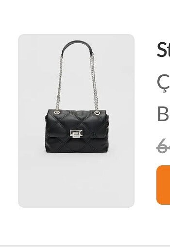 Stradivarius Kapitone Çanta